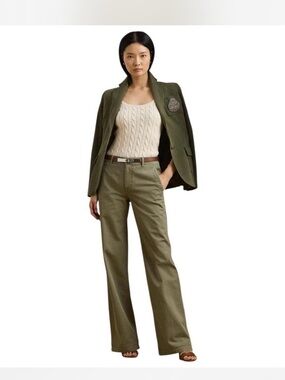 Green Khaki Ralph Lauren Biltmore Chino